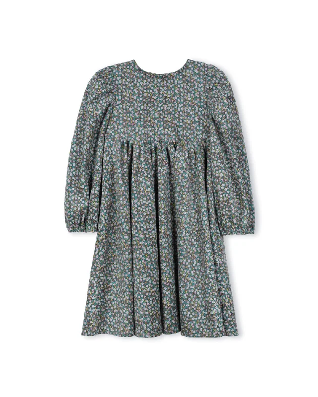 Celler - Floral Printed Corduroy Dress