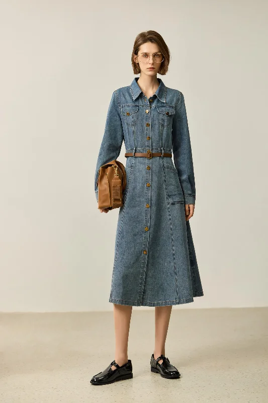 LILY Vintage Denim Dress