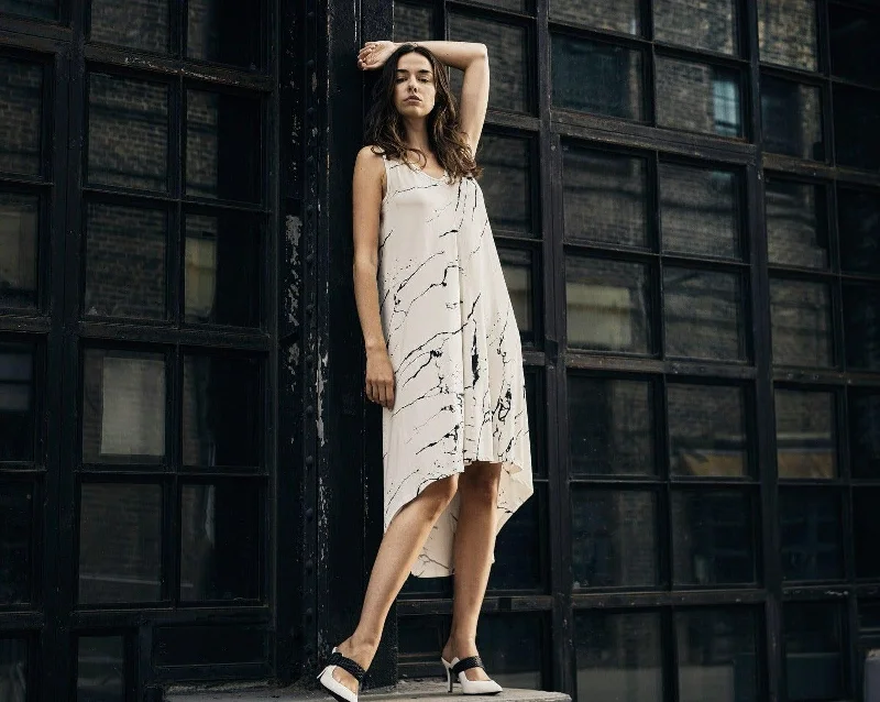 Bamboo Asymmetric Tank Dress