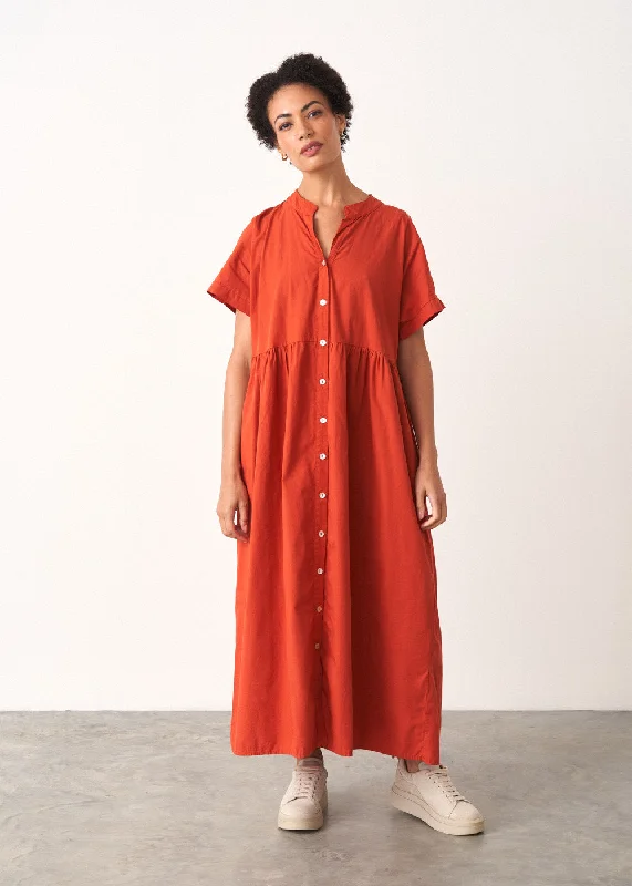 FREYA MAXI DRESS - TOMATO