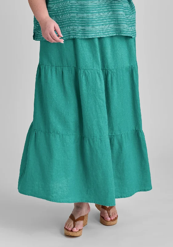 Gaia Skirt - Linen Maxi Skirt