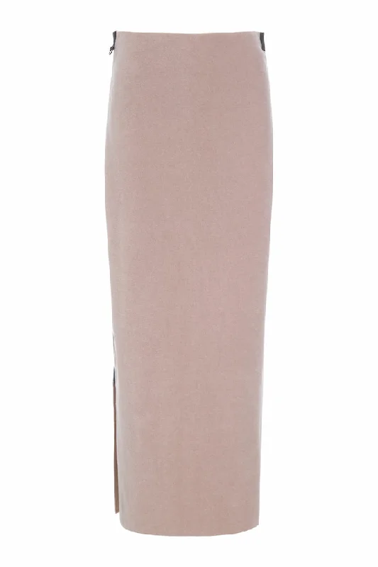 SKIRT LONG - 3227 - NUDE