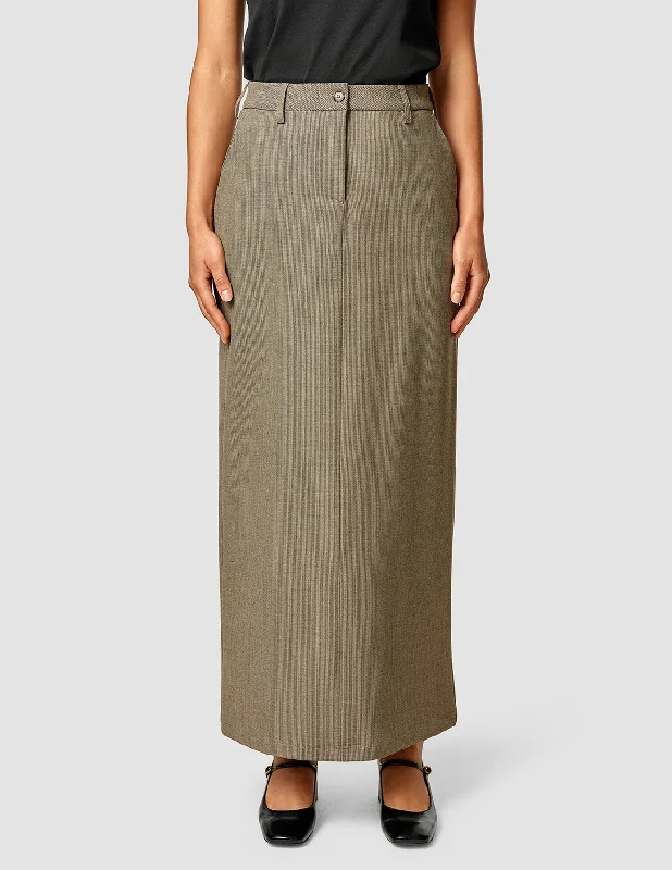 Essential Maxi Skirt Latte